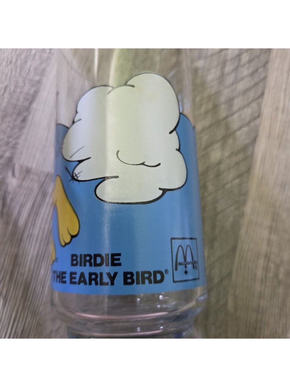 McDonald's Vintage 1980s Hamburglar Birdie Glass Set Retro Fast Food Drinkware - Picture 4 of 12